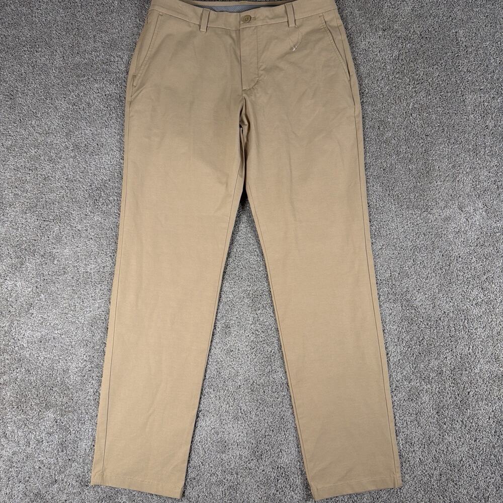 Vineyard Vines OTG Pants Men 32x32 Khaki Classic Fit Stretch Performance Chino